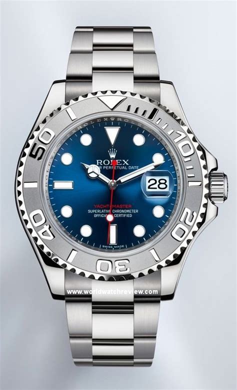 rolex yacht master 1 blue dial|rolex yacht master 16622 40mm.